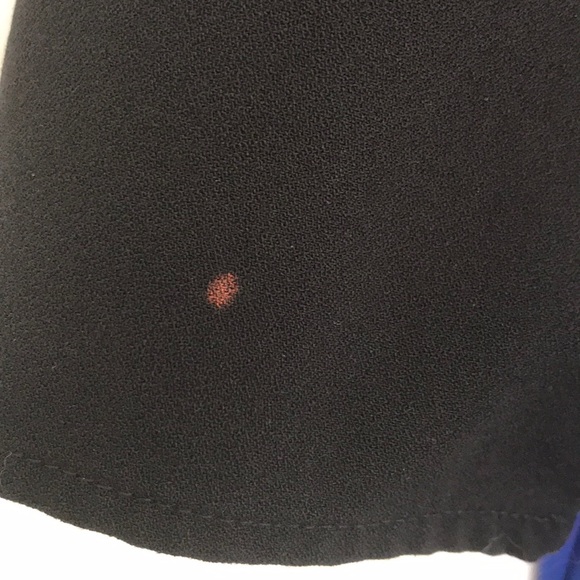 Colorblock black and blue hi-lo shift dress - Picture 4 of 6